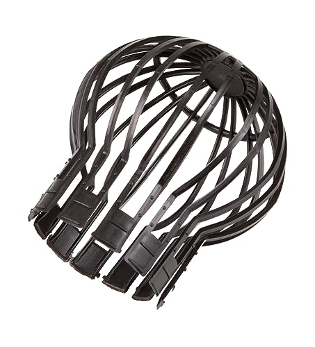 Windhager 07124 - Cubierta para canalones de canalón, protección para canalones, colador para canalones, Protector de Hojas para canalones, Color Negro