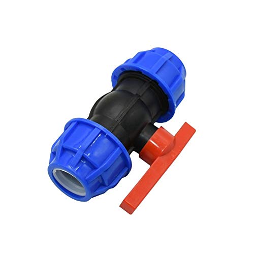 XINXI-YW Conveniente DN25 PE PVC PPR Tubo de riego de jardín Tap Conector de la válvula reguladora de caudal de Agua de 1" Pulgada 1pcs Decorativo