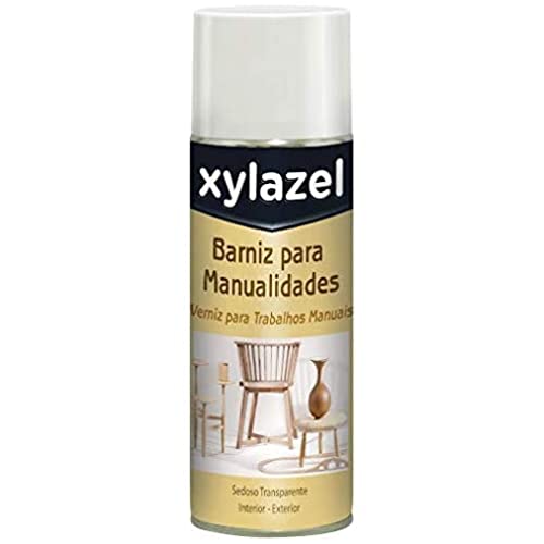 Xylazel Barniz Manualidades en Spray Satinado Incoloro 400 ml
