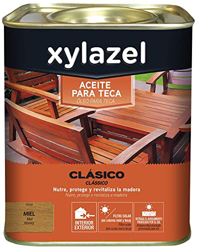 XYLAZEL M88985 Aceite para Teca, Color Miel, 750 ml (Paquete de 1)
