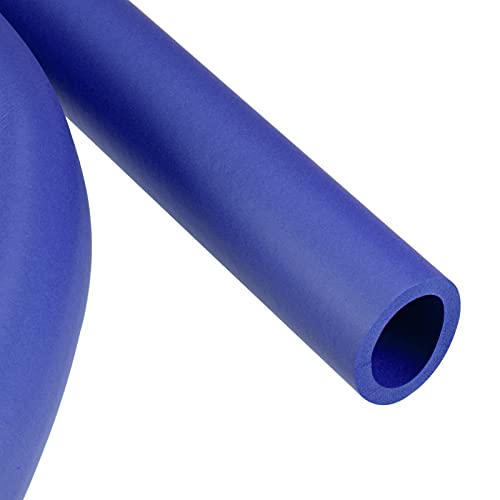 YOKIVE Espuma Tubos, Caucho Aislamiento Tubo Cubierta| Mango Agarre Protección, Bueno para Gimnasio Equipo Cobre Tubería (Azul, 25mm ID 35mm OD 2m)