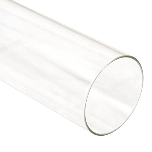 Zelsius Tubo de Vidrio para Calentador de Patio | Ø 10 x 125,5 cm | Repuesto para Calefactor de Pirámide | para Estufa de Terraza, Calefacción para Exteriores
