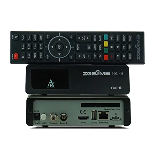 ZGEMMA Receptor Combinado H8.2H Full HD DVB S2X + DVB T2/C Free to Air