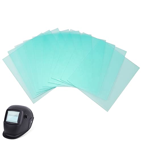 10 Pcs 138 x 122 mm Lente Casco de Soldadura automática, oscurecimiento automático, Placa Protectora Transparente, Lente de Repuesto, Suministros industriales