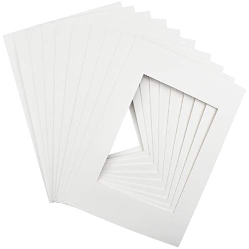10pcs Paspartús,A4 Talla Papel Paspartú para Fotos, Blanco Marco de Cartulina para Enmarcar Imágenes, Carteles,Adecuado para Imagen Fotográfica de 7.5 x 5.5 Pulgadas (Blanco) 10pcs Paspartús,A4 Talla Papel Paspartú para Fotos, Blanco Marco de Cartulina para Enmarcar Imágenes, Carteles,Adecuado para Imagen Fotográfica de 7.5 x 5.5 Pulgadas (Blanco)