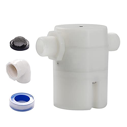 1/2"Válvula de flotador, la caja de control de nivel de agua es una versión mejorada de la válvula de flotador tradicional, utilizada en piscinas, tanques de ganado, acuicultura, acuarios (JYN-15)