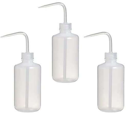 3 Piezas De 250ml De Riego Can, PláStico De Seguridad Apretar Botella Herramientas De Riego para Plantas Suculentas PequeñAs Macetas Plantas Interiores De Maceta, Bent Boca Estrecha De Riego