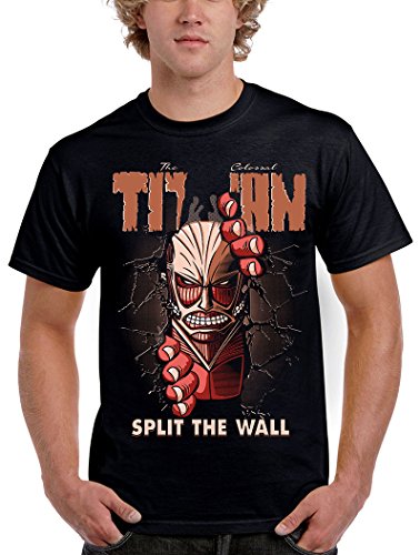 639-Camiseta Split The Wall (Typhoonic) (XS, Negro)