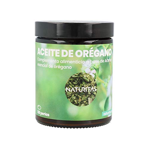 Aceite de Orégano 120 perlas Naturitas Essentials | Antifúngico y antimicrobiano natural |Cápsulas blandas | Sin gluten y sin lactosa