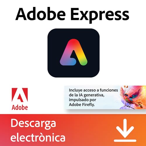 Adobe Express Premium | Plan de prepago durante 1 año | Para web, Android e iOS | 100 GB de almacenamiento incluidos