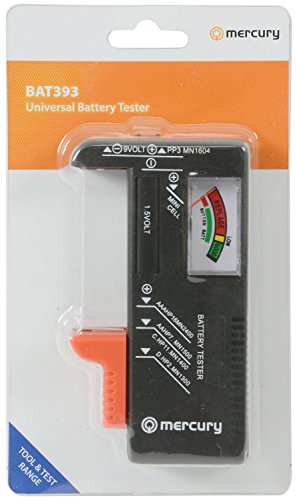 AirPromise Probador universal de batería para pilas AAA, AA, C, D y Botton, 1.5V, 9V, Comprobador de voltaje de batería para reciclar baterías (BT-168)