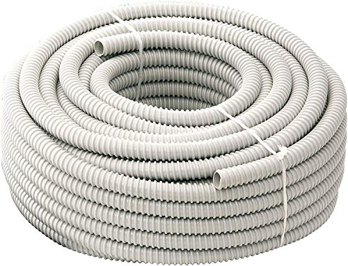 Aislamiento de PVC en espiral flexible de tubos de tubifor para instalaciones eléctricas 30 metros de madeja TFG (Diámetro 50 mm)