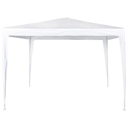 Aktive 53857 - Cenador cuadrado Aktive Garden polietileno blanco