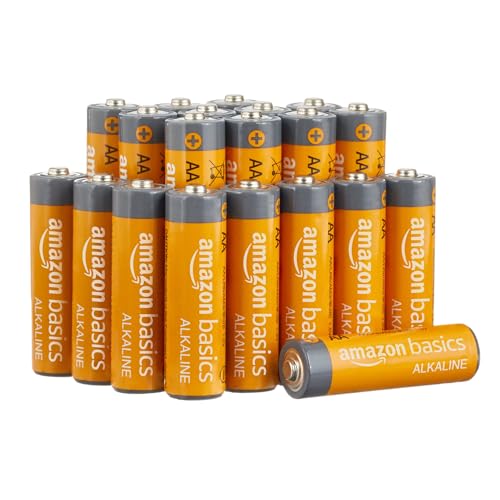 Amazon Basics Pilas alcalinas AA de 1,5 voltios, 20 Unidad, gama Performance (el aspecto puede variar)