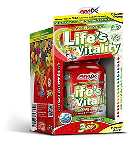 AMIX- Life’sVitality - 60 Tabl - Es un complejo de vitaminas y minerales, con una mezcla de frutas y verduras.