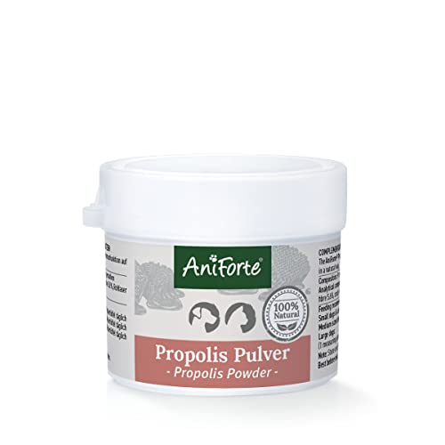 AniForte Própolis en Polvo Perros y Gatos 20g - Apoyo Natural al Sistema inmunológico y a la Piel a través del Poder de la Naturaleza, el própolis fortalece el Sistema inmunológico