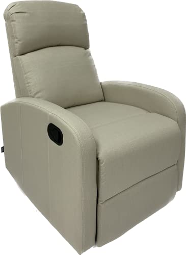 Astan Hogar Sillón Relax con Reclinación Manual, Tapizado en Tela, Modelo Premium Plus AH-AR30610CR