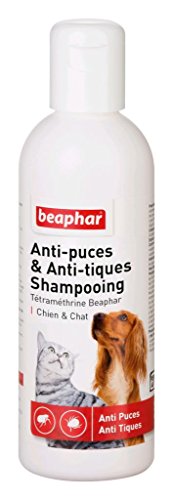 Beaphar – tétraméthrine Productos para el Control de plagas pulgas y garrapatas Champú 200 ml