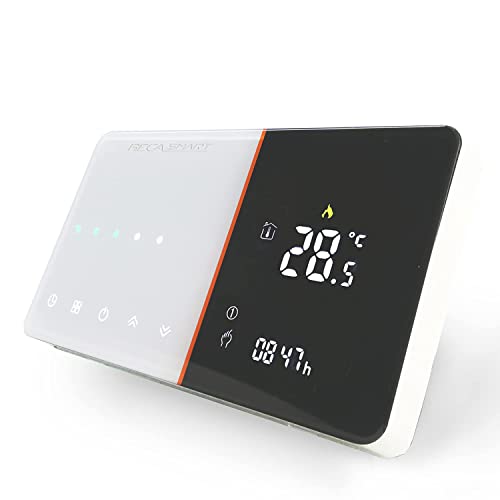 BecaSmart Serie 005 Termostato WiFi Inteligente Calentador de Caldera Programable Compatible con Alexa, Google Home