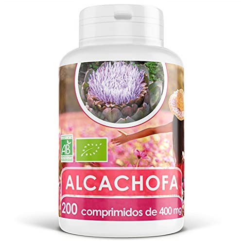 Bio Atlantic Alcachofa Orgánica en Pastillas - 400 mg - 200 comprimidos