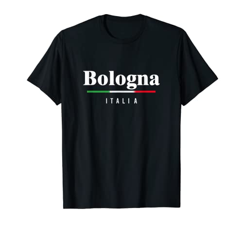 Bolonia italiana | Bandera | Nombre de la ciudad en Italia Camiseta
