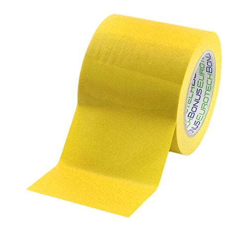 Bonus Eurotech 1bl23.42.0100/033 a # PVC suelo Marcar banda, pegamento a base de caucho, suave, longitud 33 m x ancho 100 mm x grosor 0,17 mm, amarillo