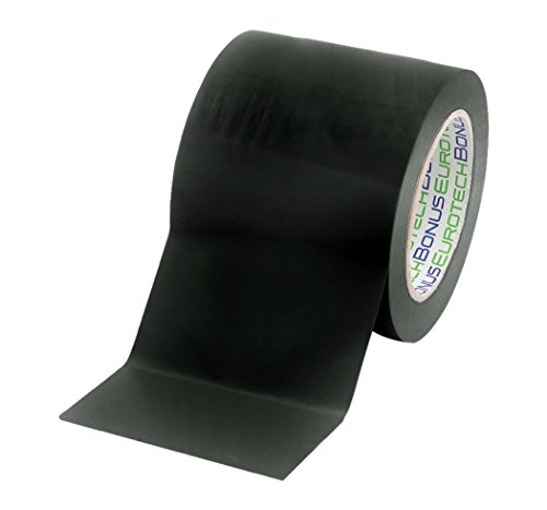 Bonus Eurotech 1bl23.47.0100/033 a # PVC suelo Marcar banda, pegamento a base de caucho, suave, longitud 33 m x ancho 100 mm x grosor 0,17 mm, Negro