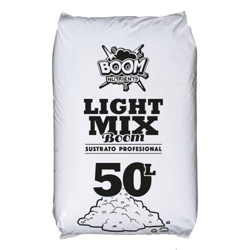 Boom Nutrients | Sustrato Universal/Tierra para Plantas | Light Mix Boom (50 L)