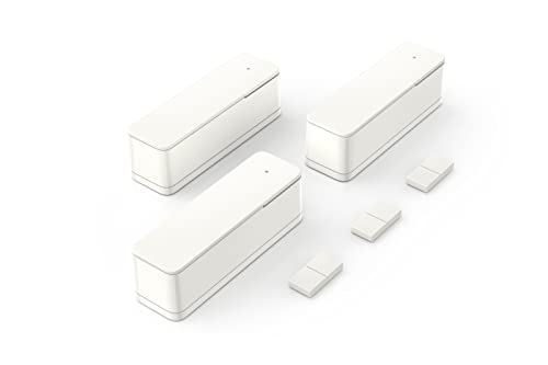 Bosch Smart Home Contacto de puerta/ventana II, sensor inteligente para calefacción de bajo consumo, compatible con Amazon Alexa y el Asistente de Google, blanco, juego de 3