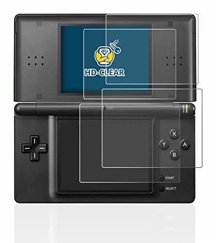 BROTECT Protector Pantalla compatible con Nintendo DS LITE Protector Transparente (2 Unidades) Anti-Huellas