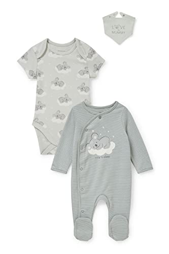 C&A Bebés niños Set Set: 3 prendas, 1 precio verde menta 56