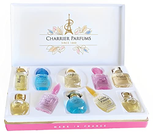Charrier Parfums "Preciosa Colección" Caja de 10 Eau de Parfums en Miniaturas Total 58.8 ml