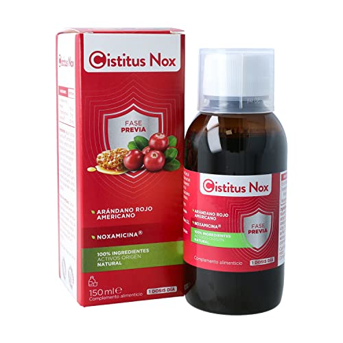 CISTITUS NOX Líquido 150 ml - Complemento Alimenticio en Jarabe Con Arándano Rojo - Sin Lactosa / Apto para Diabéticos -