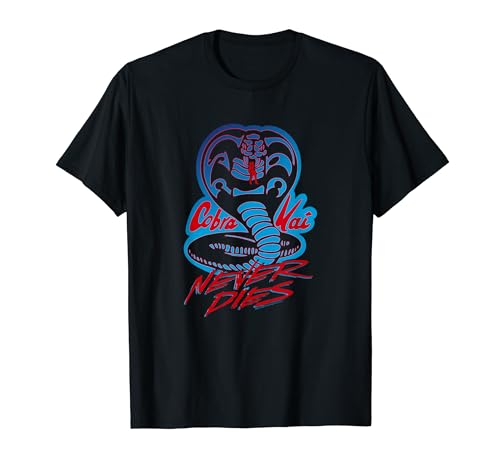 Cobra Kai Never Dies Cobra Logo Camiseta