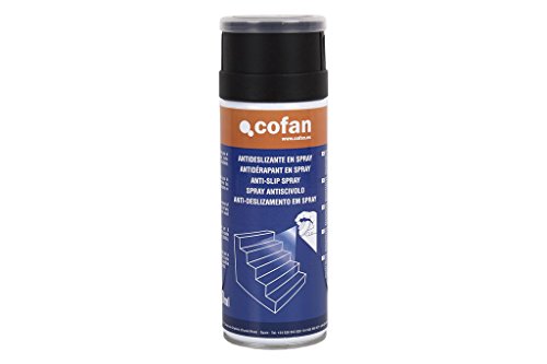Cofan Spray Antideslizante transparente 400 ml | Ideal para el tratamiento de superficies resbaladizas | Válido para ambientes húmedos