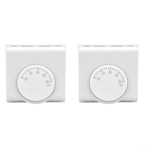 Controlador de termostato de calefacción para sistemas de calefacción central con retardante de llama (2 unidades)