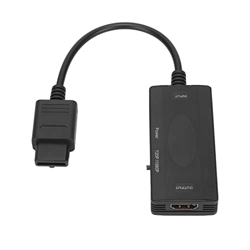 Convertidor N64 a Adaptador de Cable HD 1080P para N64 Super y Compatible con 4 3 y 16 9 Cable de Interruptor de Salida con Relación de Aspecto para N64 Super y Compatible
