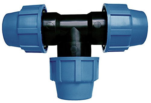 Cornat Sistema de Riego T de Tubos de PE de Unidades, 25 mm de diámetro, Polipropileno, para Agua fría