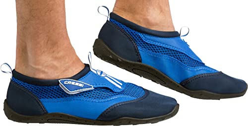 Cressi Reef Calzado para Mar y Deportes Acuáticos, Unisex Adultos y Niños, Azul Claro/Azul, 40