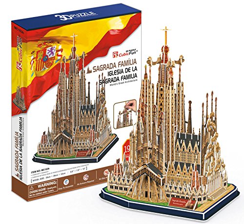 CubicFun- Puzzle 3D Sagrada Familia (CPA Toy Group Trading S.L. MC153H)