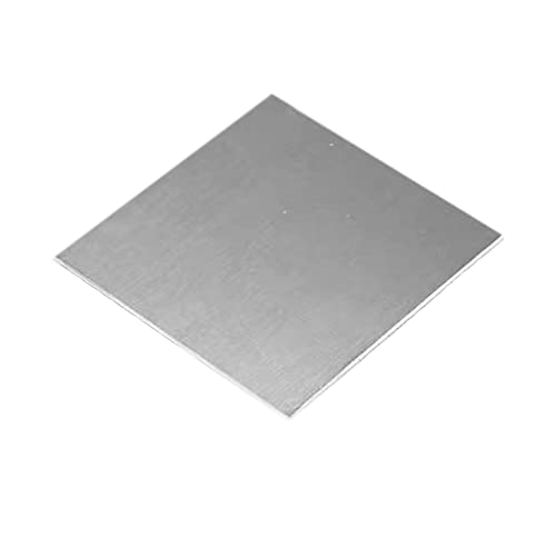 DARENYI Chapa fina de acero inoxidable 304, 10 x 10 cm, placa de acero cuadrada de 3 mm, para reparar, soldar, proyectar, manualidades, etc