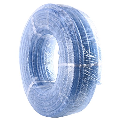 Dasmarine Tubo de PVC industrial flexible trenzado de alta presión resistente a los rayos UV y a los productos químicos (3/4 pulgadas de diámetro interior x 100 pies)