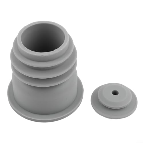 Desodorante sellador de tuberías de desagüe de silicona gris para lavadoras de ropa de baño (S)