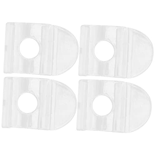 DOITOOL 4 Piezas Clip Persiana Veneciana Pinza Decorativa para Cortinas Soporte De Sombra Inalámbrico Persianas Enrollables Sin Cable Ganchos De Clip El Plastico para Sujetar Placa Ciega