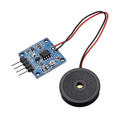 DollaTek 5V Salida de Nivel TTL Módulo de Interruptor de Sensor de vibración de película piezoeléctrica para Arduino