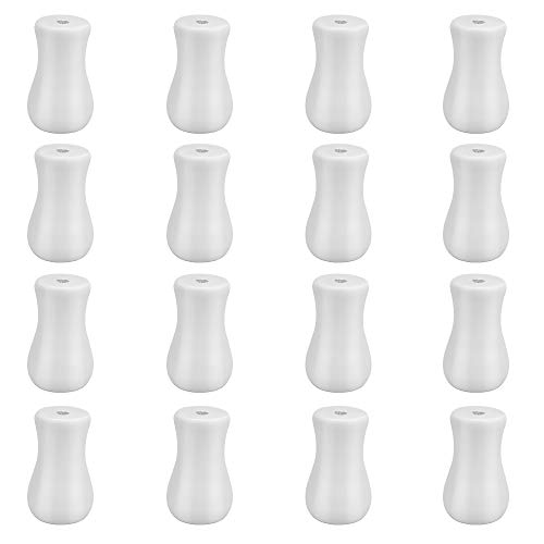 DURANTEY 16 pcs Tirador Persiana Tiradores de Cordón de Madera Colgante de Persianas Blanco Tiradores de Persianas para Persianas Ventanas Decoración de Ventilador de Techo o Lámpara- 32mm*19mm