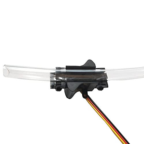 EPTTECH - Sensor de nivel de líquido para tubo óptico de abrazadera PTFS-IR2107D para sensor de agua sin contacto para tuberías de diámetro 8-10 mm, paquete de 2
