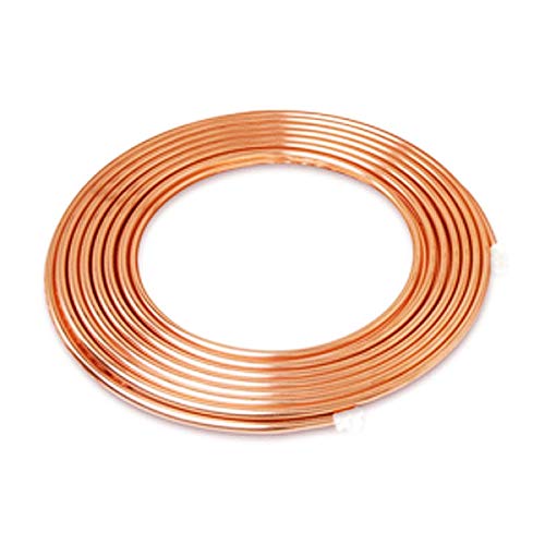 ExcLent 5m 3/8inch bobina de cobre tubo aire acondicionado refrigeración R410A Pancake HVAC