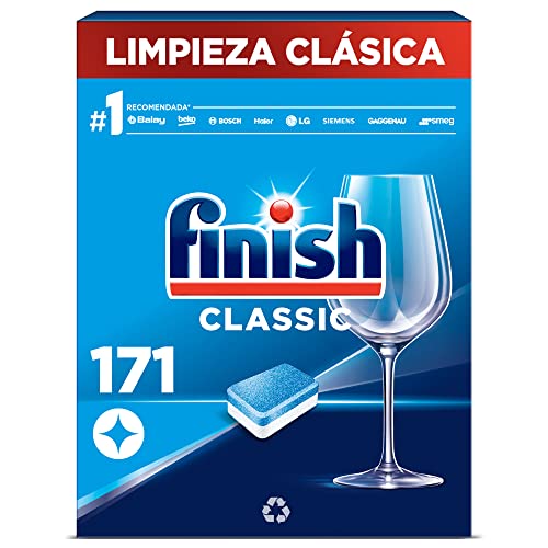 Finish Classic - Pastillas para el Lavavajillas, limpieza clásica, 171 pastillas