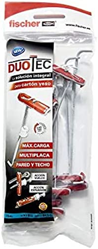 fischer - Tacos pladur DuoTec, para soporte tv 10 mm, Bolsa 10 uds tacos pladur